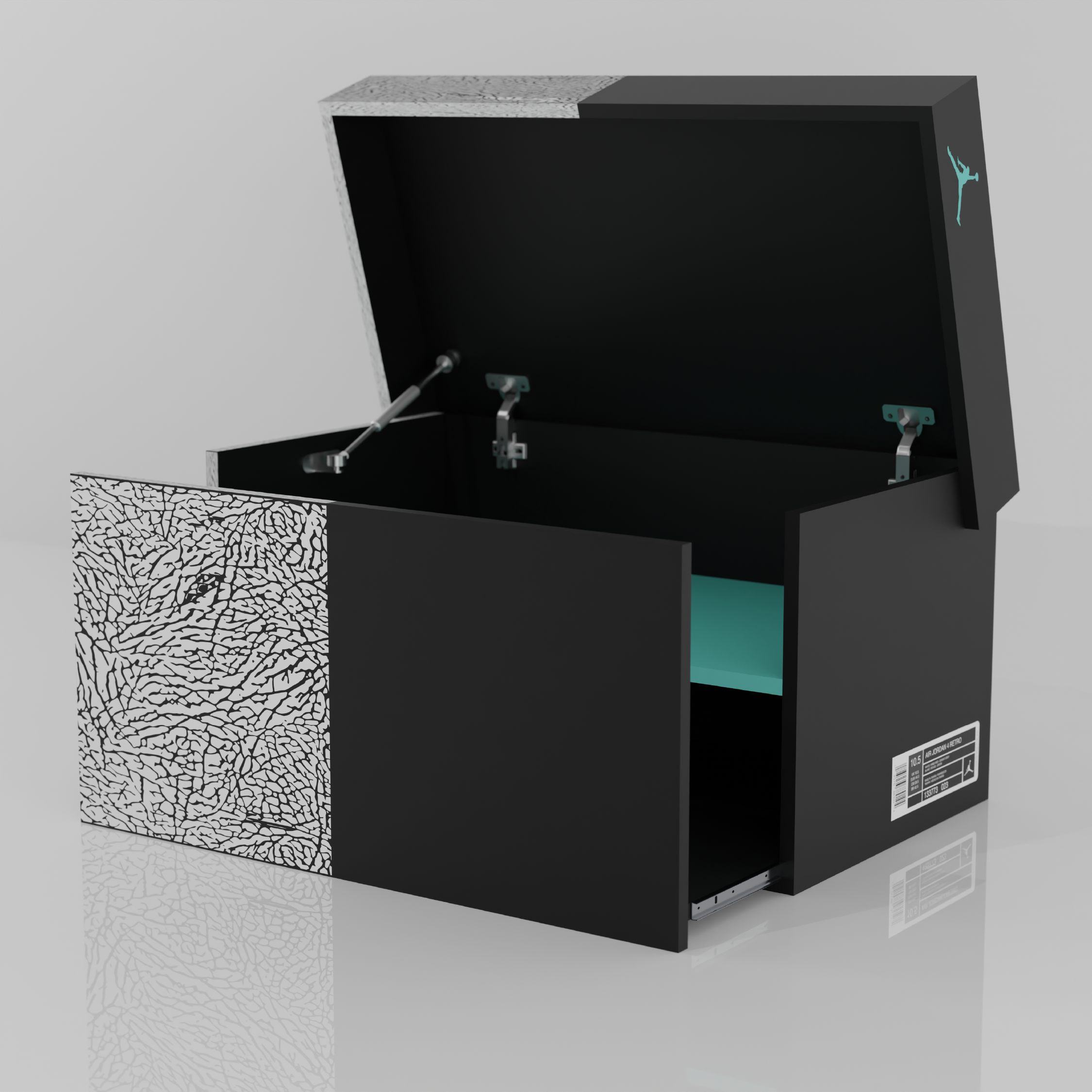 SHOEBOX JORDAN - "Black Elephant